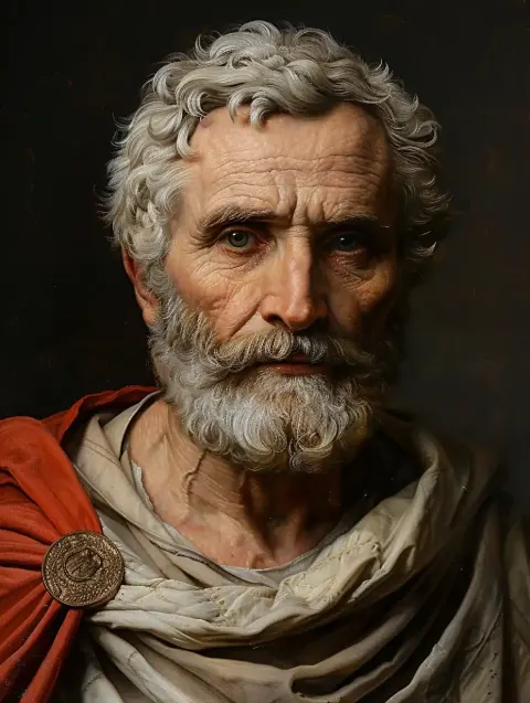 Stoic Seneca in Bouguereau Style