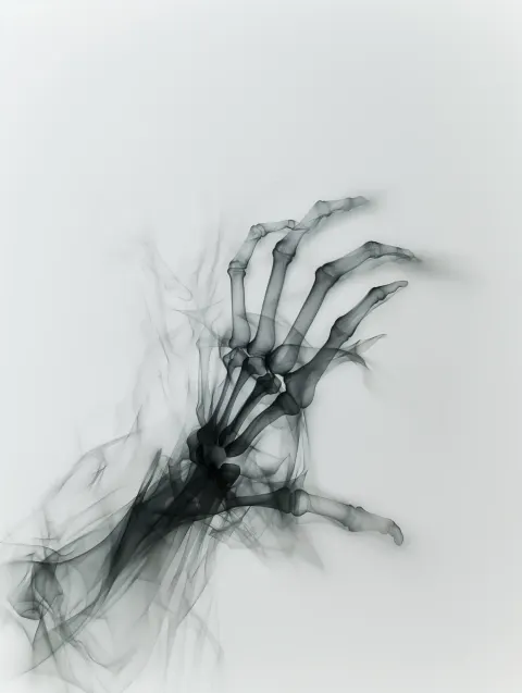 Frosted Glass X-Ray Photo