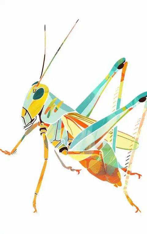 Vibrant Grasshopper Design