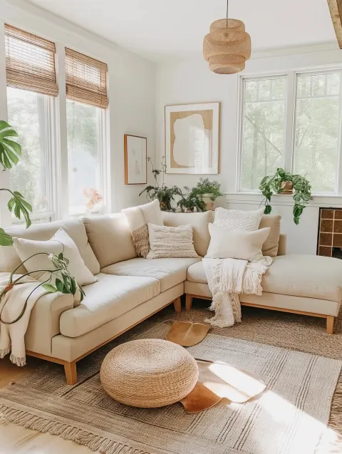Eclectic Boho Scandi Living