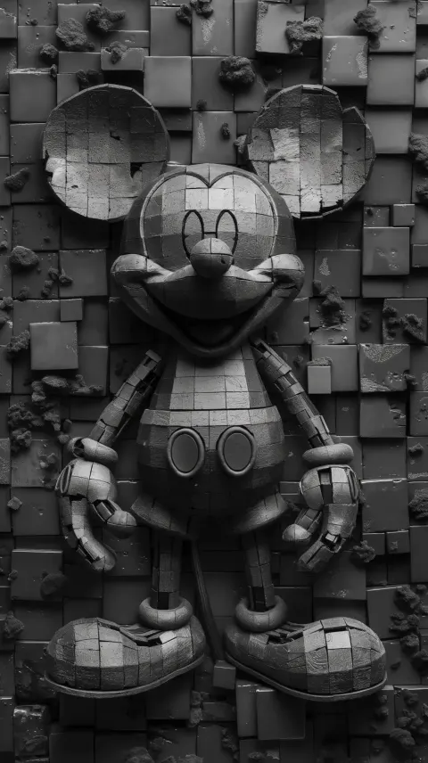 Cubist Mickey Anatomy