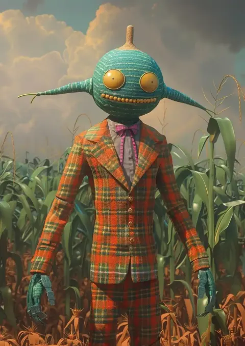 Comic Scarecrow in Madureira Style