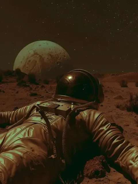 Minimalistic Astronaut Enigma