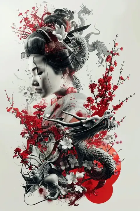 Japanese Composition T-Shirt Art