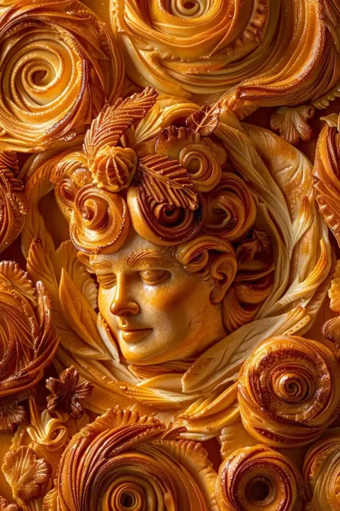 Divine Pastry Goddess Poster