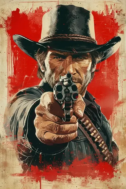 Bold Western Poster