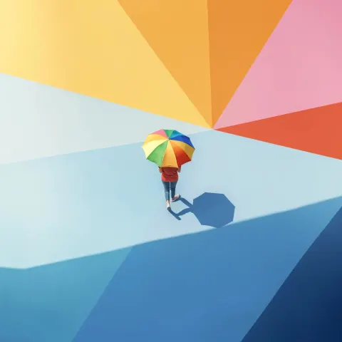 Minimalist Umbrella Walker