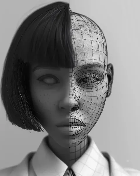 3D Bob Haircut Model