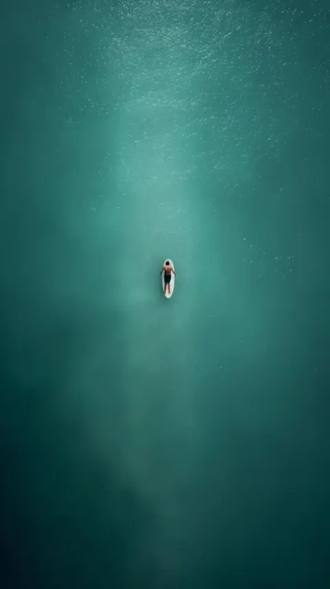 Minimalist Beach Aerial