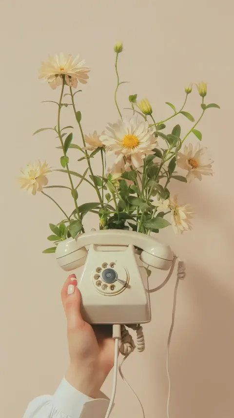 Minimalist Floral Phone