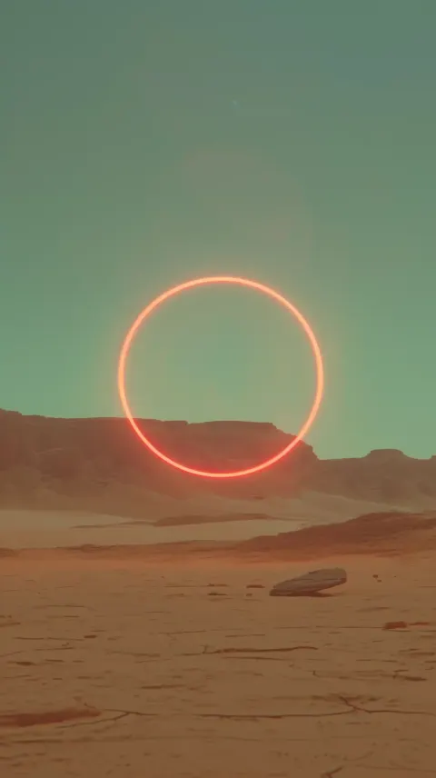 Radiant Circle Desert