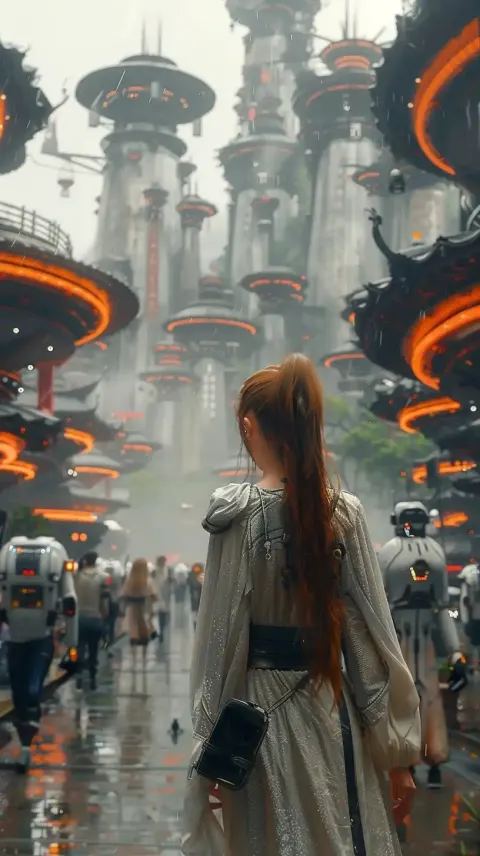 Gothic Future Cityscape