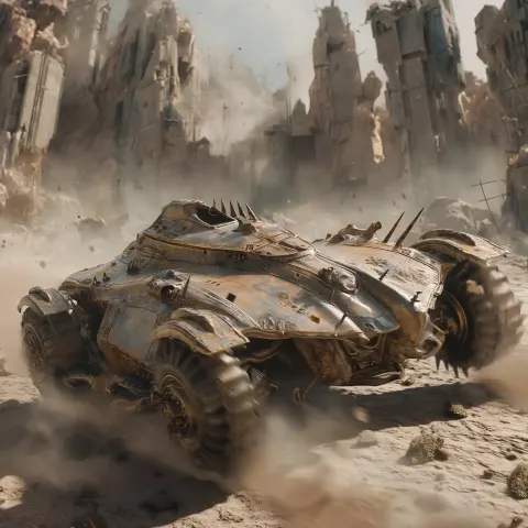 Rusty Alien War Machine