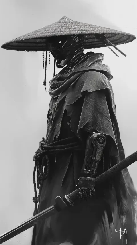 Cyberpunk Mecha Warrior