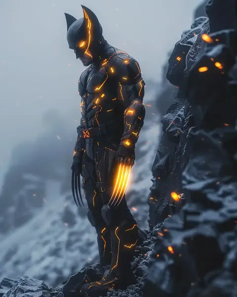 Tron Wolverine Night Scene