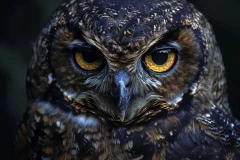 Ultra Realistic Owl Portrait