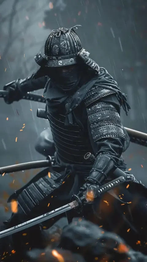 Hyper-Realistic Samurai Battle