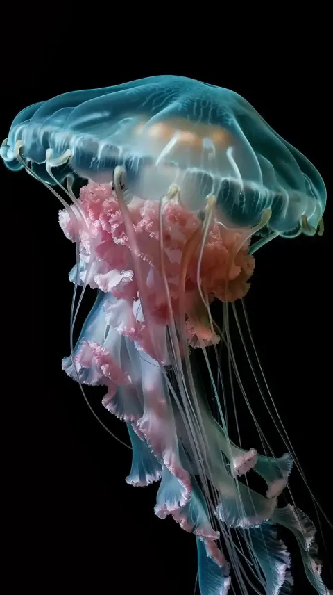 Realistic Flower Hat Jellyfish