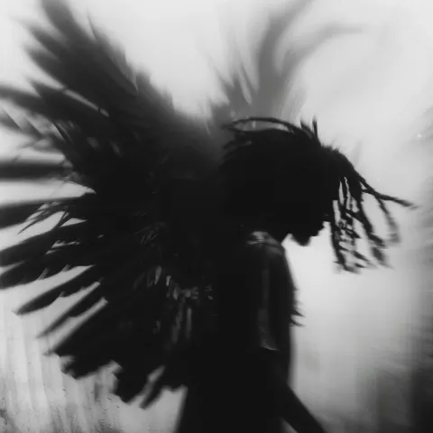 Blurred VHS Angel Wings