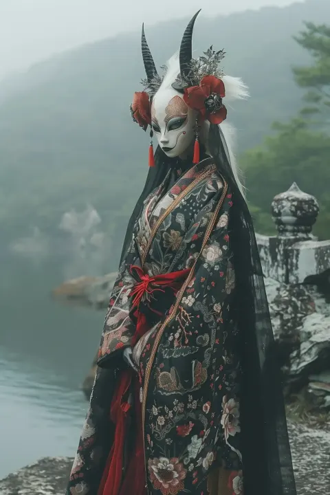 Whimsical Japanese Kimono Shoot
