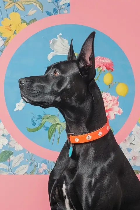 Circular Cane Corso Mandala