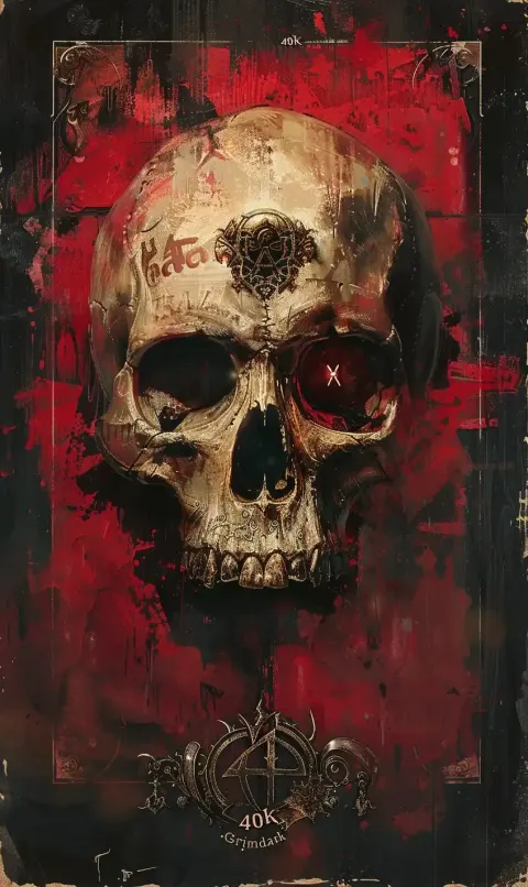 Grimdark Skull Tarot