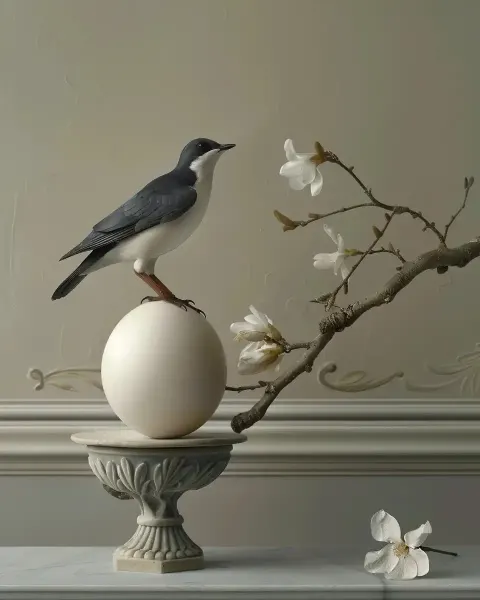 Hyper Realistic Bird Portrait