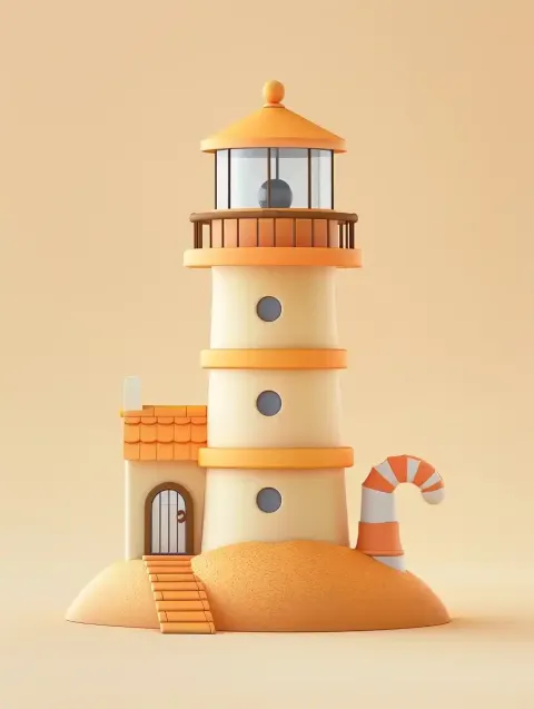 Persian Lighthouse in 3D