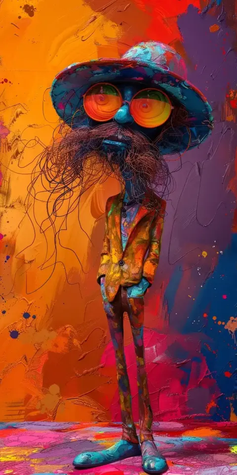 Sunshine Stroll Caricature