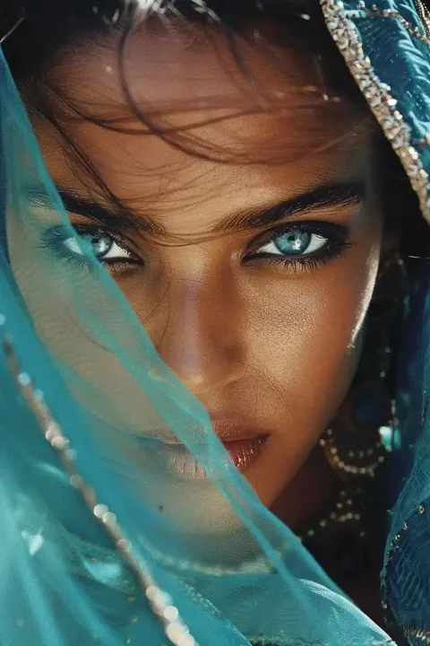 Indian Princess in Garden