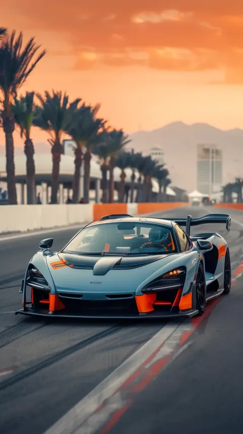 Stylized McLaren Racing Car