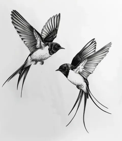 Rough Martlets in Flight