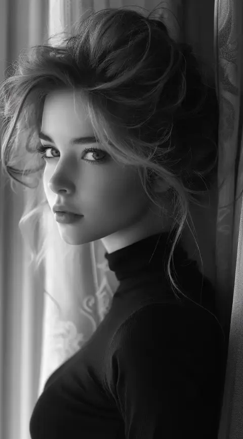 Monochrome Window Gaze