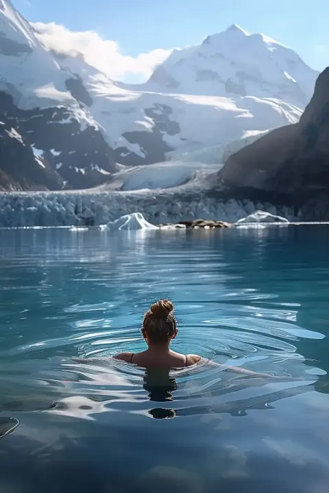 Swiss Alps Glacier Swim