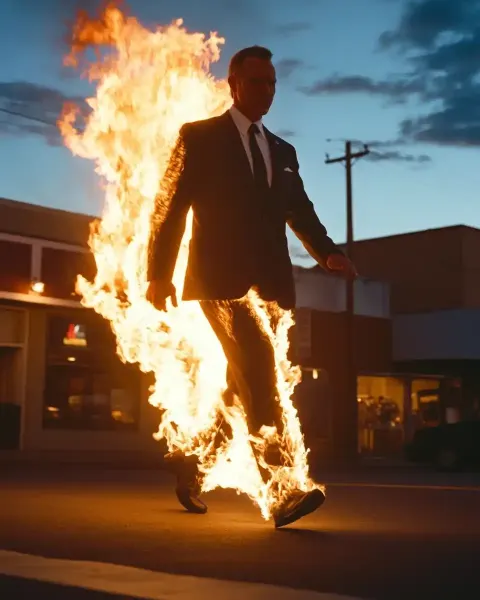 Fiery Stuntman Politician