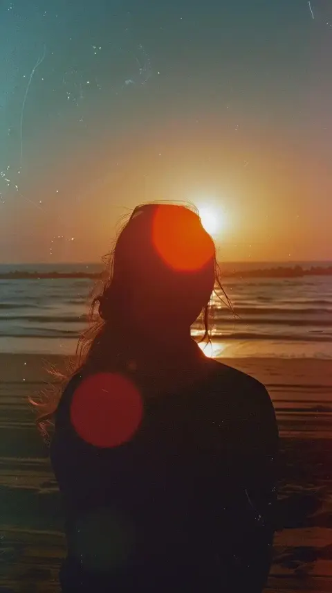 Experimental Beach Sunset