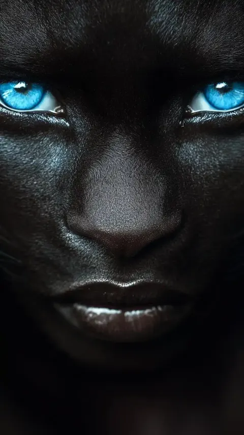 Black Panther Woman Portrait