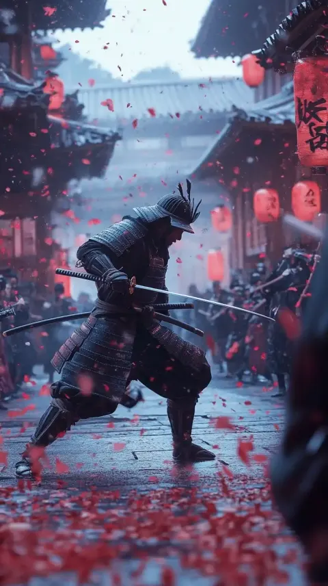 Realistic Samurai Street Attack