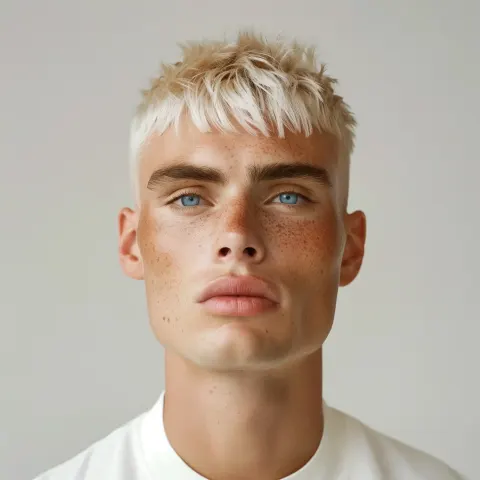 Minimalist Male Model Portrait