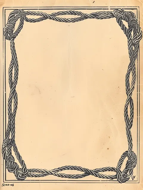 Raw Rope Border