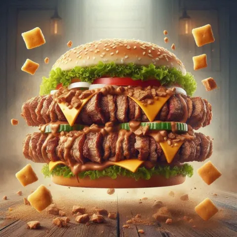 McDonald's Burger With Doner Kebab Meat Hyperreal Ad
