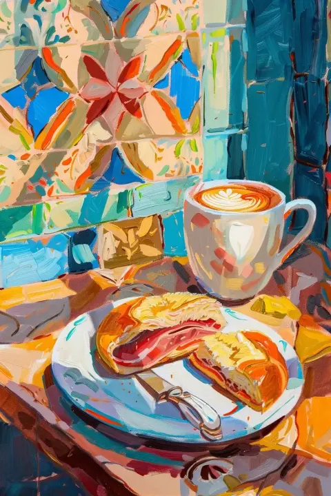 Naive Mediterranean Breakfast