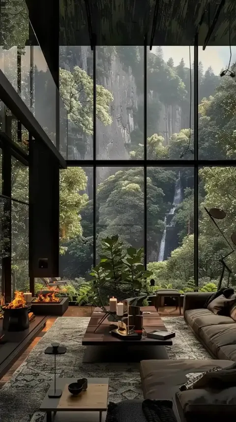 Imaginative Glass Room Study