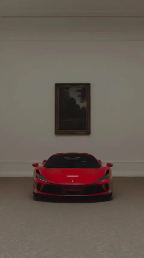 Realistic Ferrari in Italian House