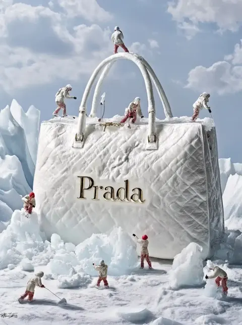 Ice Sculpture Handbag Creation