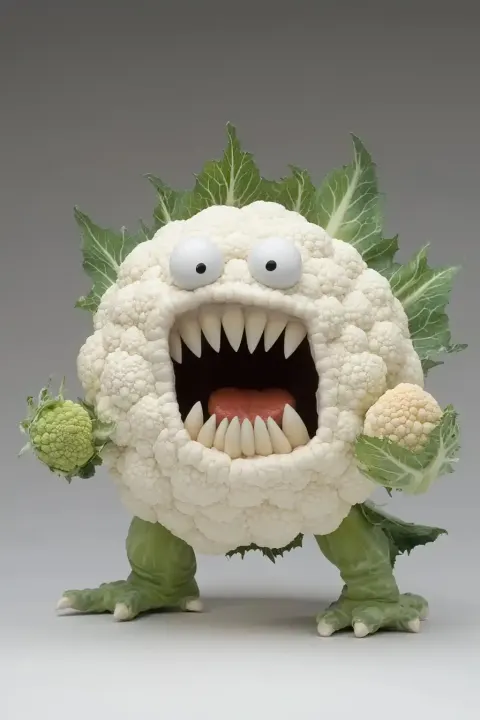 Detailed Cauliflower Monster Roar