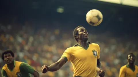 Pele Header Goal at 1970 World Cup Estadio Jalisco