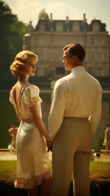 Great Gatsby Film Still on a Sunny Day Asymmetric
