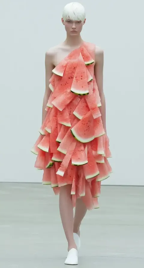 Watermelon Slice Fashion Show