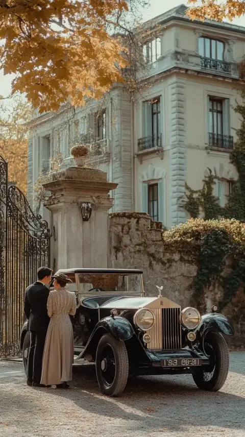 Vintage Rolls-Royce at Estate